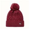 Warm Winter Hat Ear Protection Pompoms Hat Casual Crochet Women's Hat  Outdoor