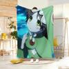Anime Character C-ChamoS RossoS Throw Soft Warm Throw Blanket for Bedroom Living Room Bed Travel Camping Picnic Gift
