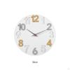 Clock 12 Inch Hanging Wall Minimalist Decor Creative Decorative Silent