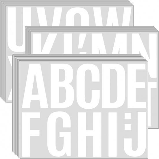 Bemeol 476 Pieces Bulletin Board Letters 4 Inch Large Alphabet Letter Stickers Self Adhesive Stick On Letters for Poster Board School Classroom Home