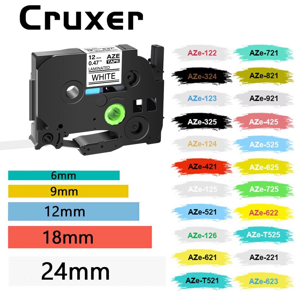 1Pcs Multicolor Compatible for Brother Ribbon 6/9/12/18/24mm TZ-231 631 251 Laminated Tape 100% Compatible Brother Label Printer