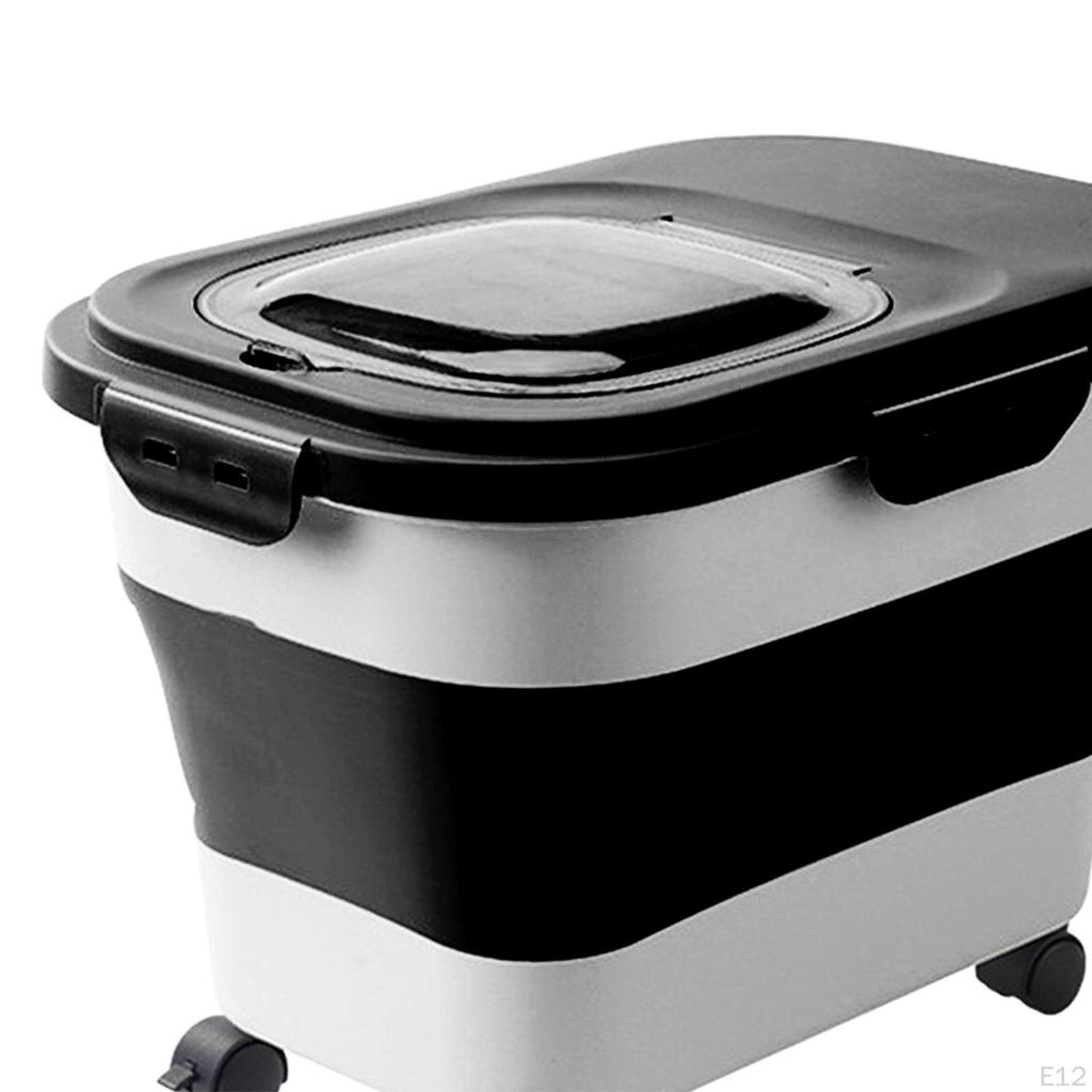 Cat Food Storage Container Box Organizer Large Leakproof Grains Rice