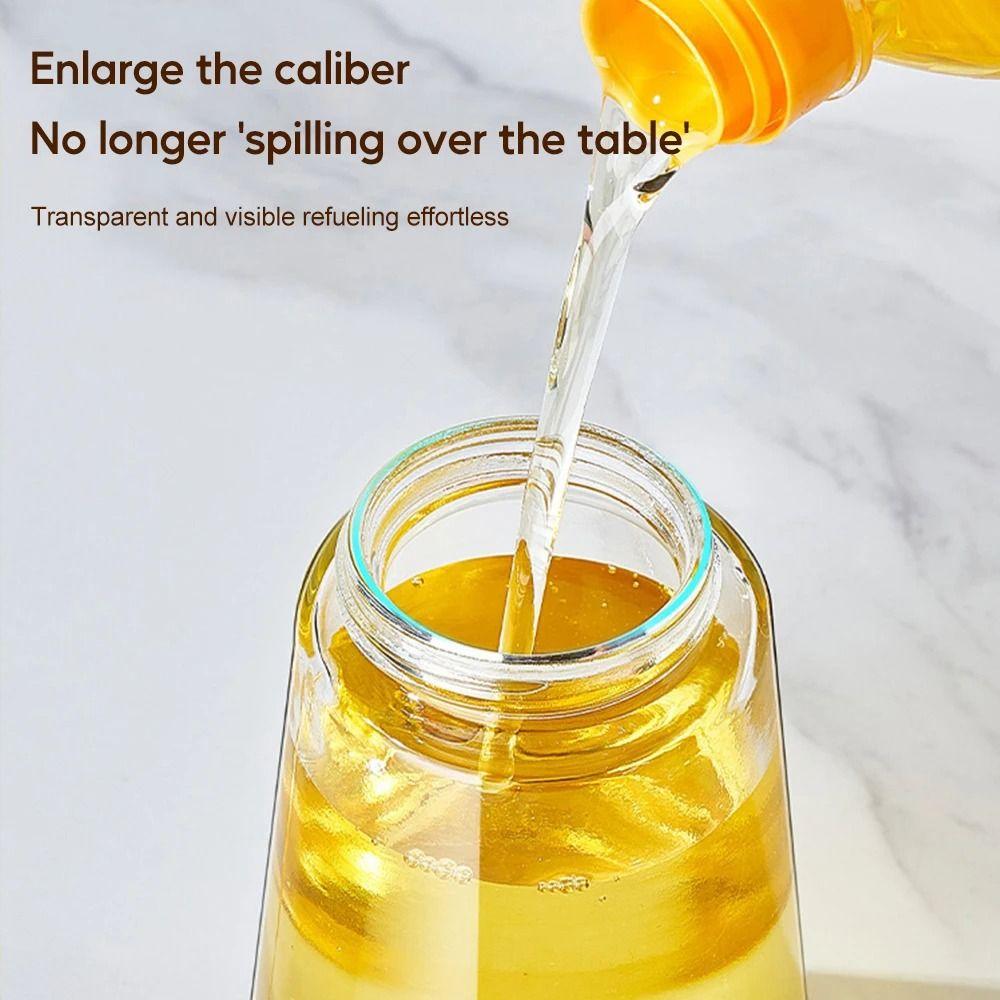 470ML Large-capacity Oil Control Bottle Automatically Presses Olive Oil Sprayer Dispenser