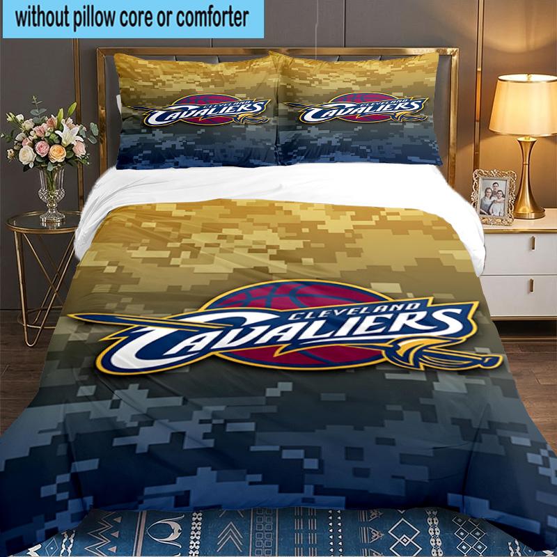 Cleveland Football 3pcs Bedding Set,Including 1pc Duvet Cover And 2pcs Pillowcases Perfect Gift for Christmas,Ideal for Bedroom, Dormitory