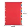 21pcs Binder Dividers, A-YZ Alphabet Label Notebook Dividers, Suitable for 2/3/4/11 Ring Binders.