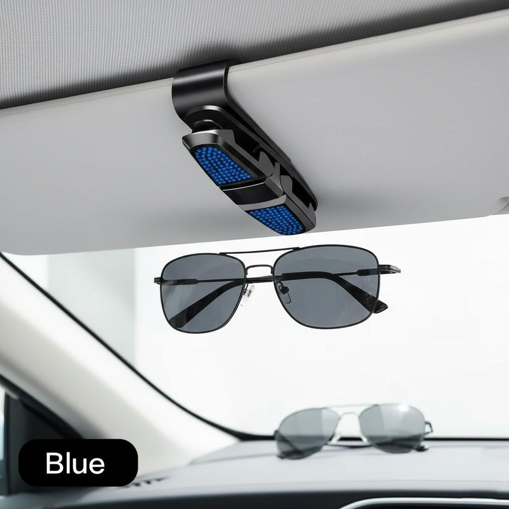 Xiaomi Car Sunglasses Holder Clip with Diamonds Multifunctional Glasses Case Sun Visor Card Organizer Car Interior Accessories Storage