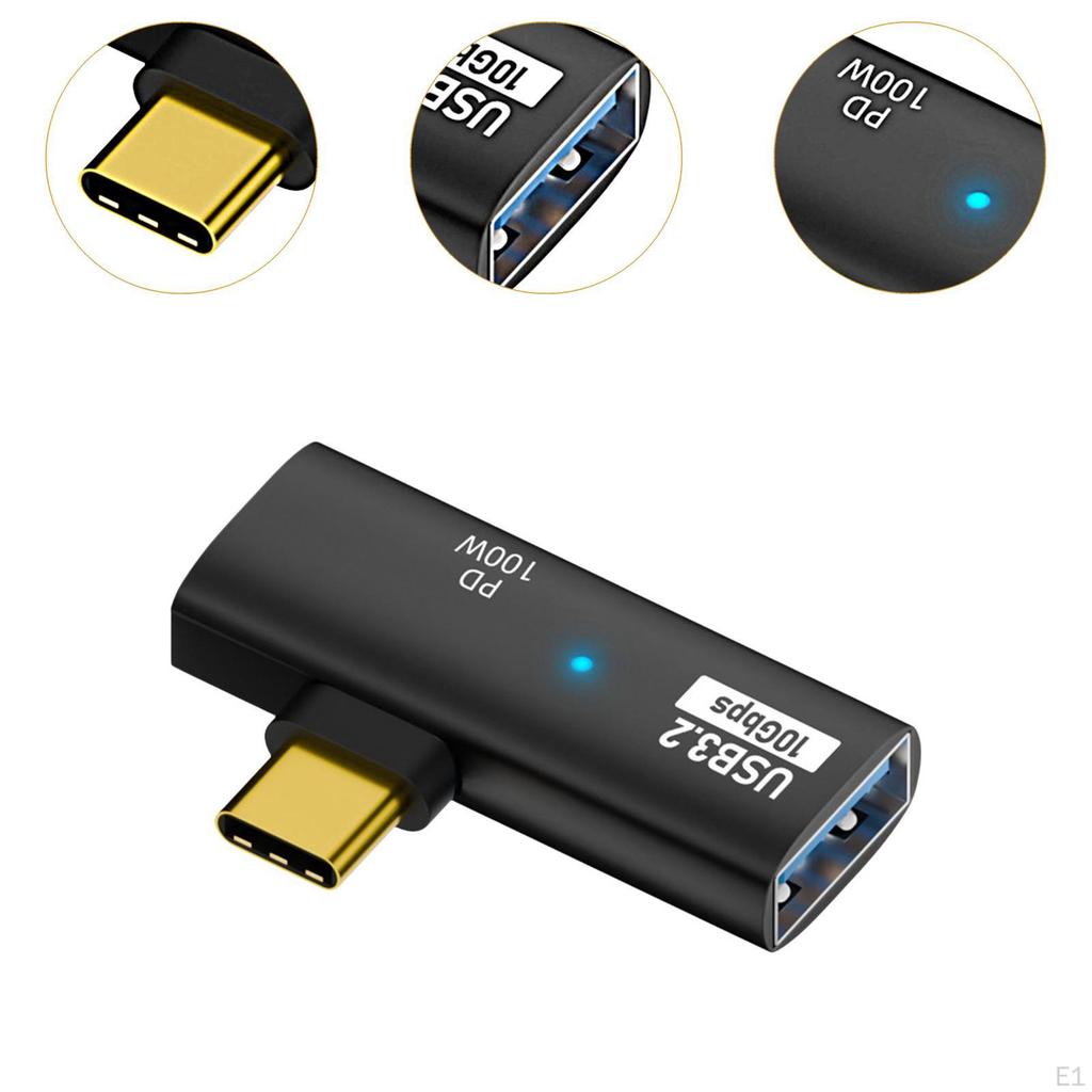 Type C To USB Adapter with PD Charging Wide Compatibility Stable Connection Male and Female