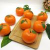 1pc Fake Tangerine Fruit Artificial Orange Oranges Simulation Fruits Lifelike Realistic Tangerines Model Decor Pretend Ornamen