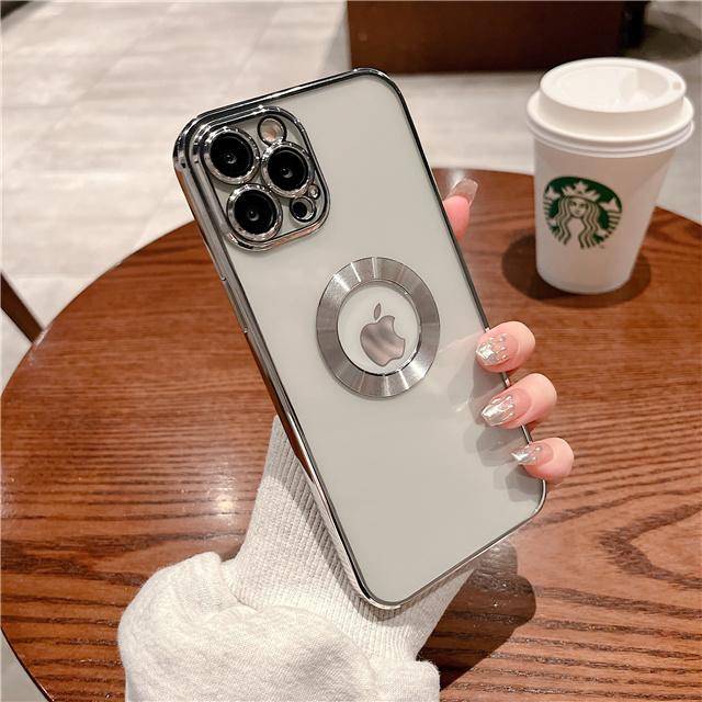 

Роскошный квадратный бампер, прозрачный чехол для телефона для iPhone 14 Plus 13 12 11 Pro Max XR XS, защитная пленка для камеры 7 8 Plus For iPhone 14