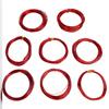 8 Rolls 0.6‑3mm DIY Jewelry Beading Wire Aluminum Craft Wire for Jewelry Making Red