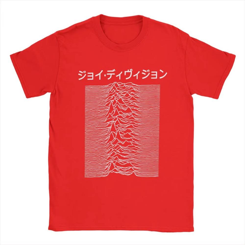 

Joy Division Japan Мужская футболка Винтажная футболка Футболка с коротким рукавом и круглым вырезом 100% Идея для подарка Одежда XXXXXL красный