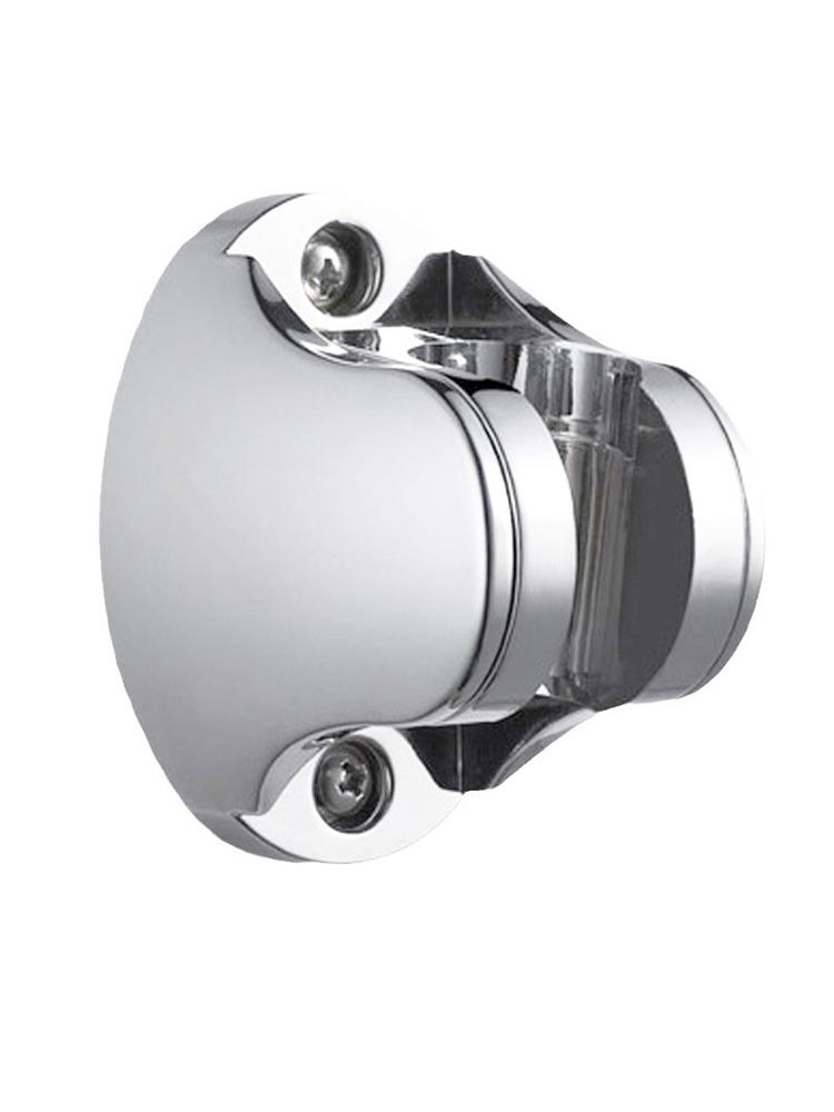 Silver Electroplated Shower Holder, Double Size Hand Wheel and Ingot Shape Shower Holder, Suitable for Sanitary Home Bathroom