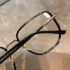 Large Oversized Myopia Glasses Women Men Classic Square Frame Glasses Anti-Blue Lamp Eye Protective Computer Glasses 0 To -4.0