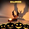 Funny Shadows Stand Wrought Iron Halloween Table Candlestick Decoration Home Ornament Candlelights Dinner Candle Holder