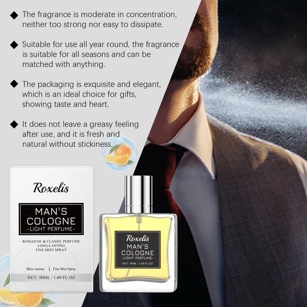 Elegantes Zitrusholz-Parfüm 50 ml Langanhaltender Frischer Duft Für den Täglichen Gebrauch