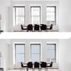 Frosted Glass Window Film with Tools Reusable Window Privacy Film Static Clings UV Protection Sun Blocking Window Tint Kit for Home Bathroom