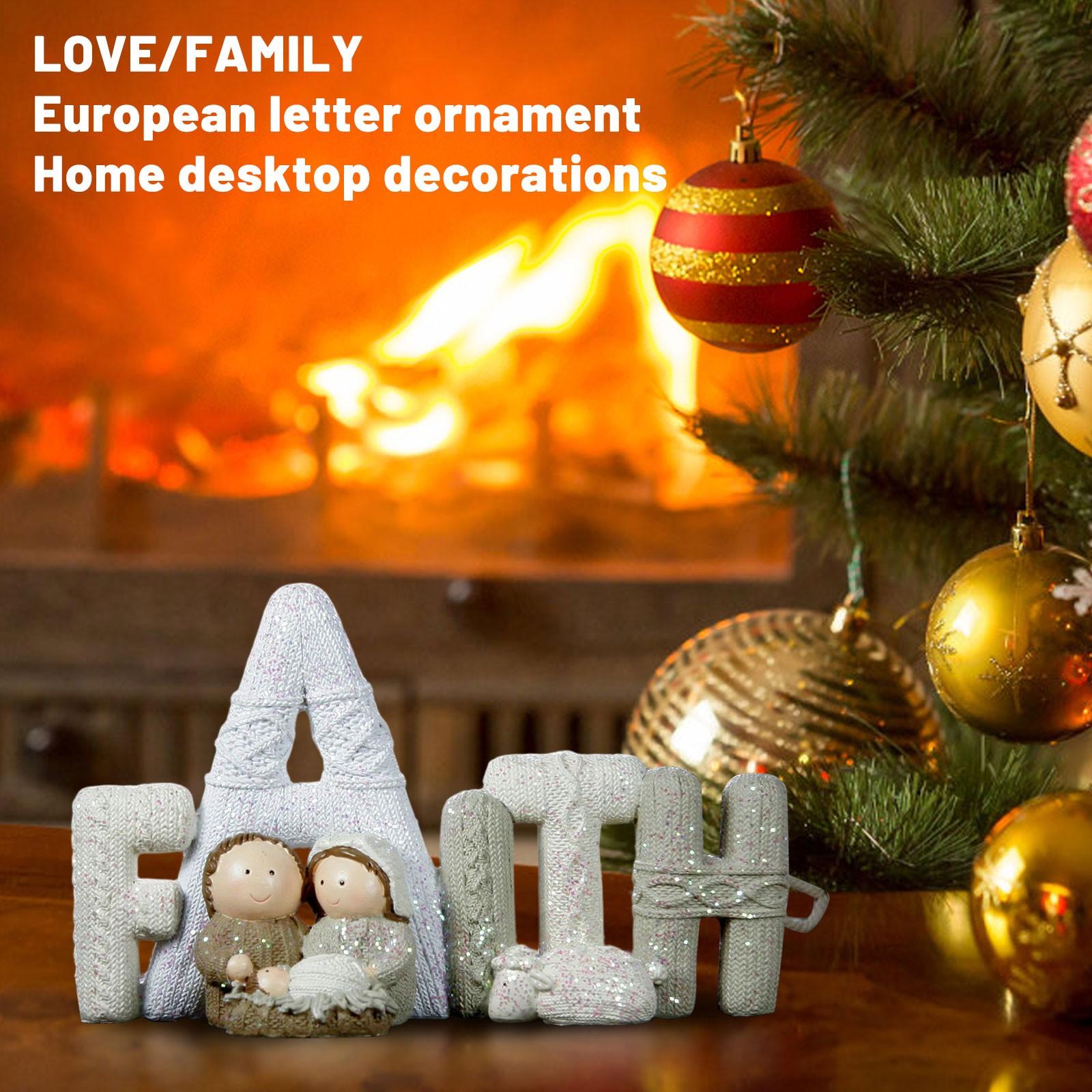 

Украшения с английским алфавитом, украшения для дома и рабочего стола, праздничные подарки, статуэтки и скульптуры любви One Size