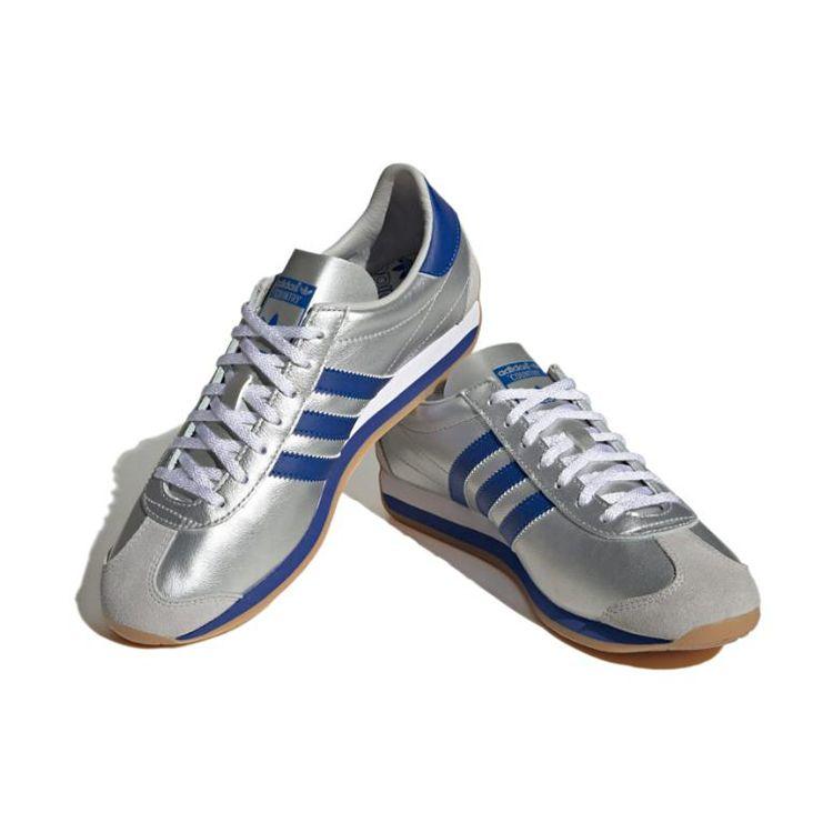 adidas Country OG Matte Silver Bright Blue Unisex-Sneaker Cloud-White IE4230