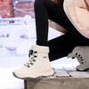 Snow boots autumn and winter outdoor velvet hiking shoes warm cotton boots cotton shoes