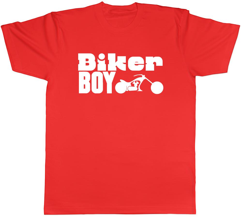 Biker Boy Unisexs Motorbike Ride Tee T Shirt S