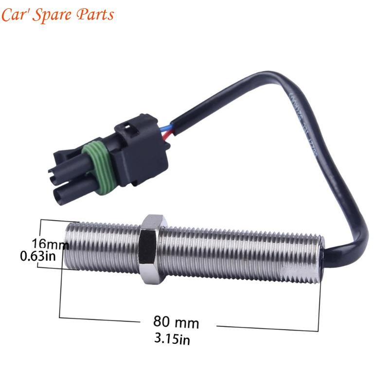 Y4UA Industrial Rotational Frequency 5/8 18UNF Threaded Mounting Speed Detector Device for Generator Maintenance