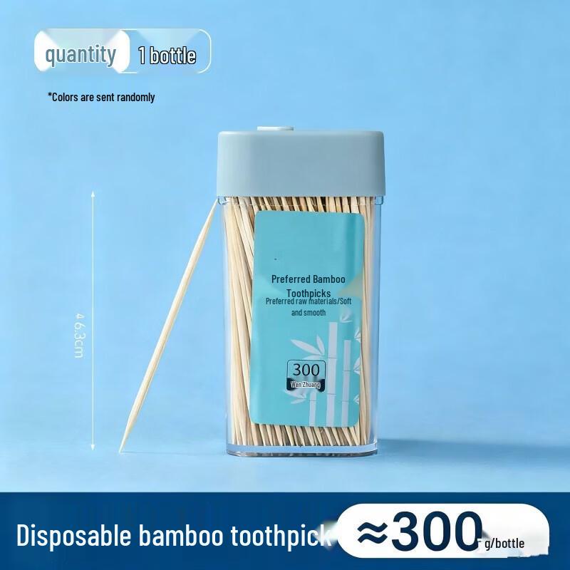 BOUSSAC Commercial Double-Headed Bamboo Toothpicks