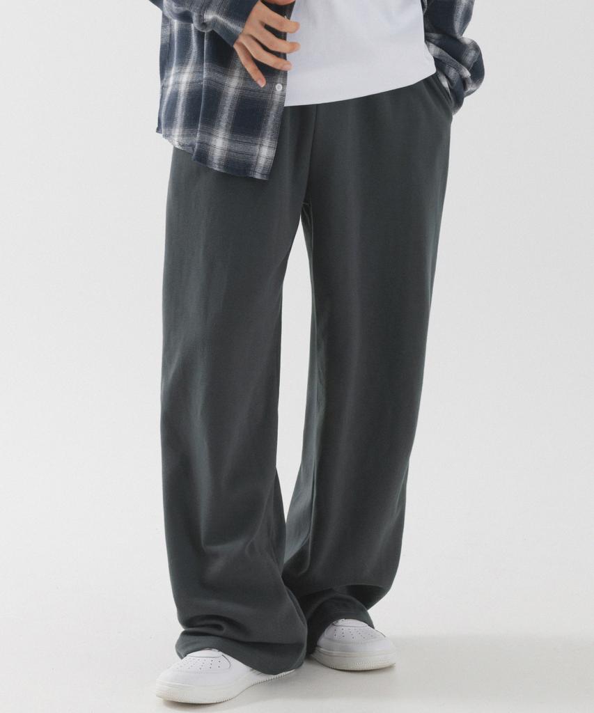 PIANER [2 Pack] Relaxed Wide Long Sweatpants (4 Colors) (Type A)