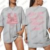 Sabrina Carpenter House Tour 2026 Maglietta in Cotone Grafica da Donna Estiva Nuova Manica Corta Magliette Casual Oversize Unisex