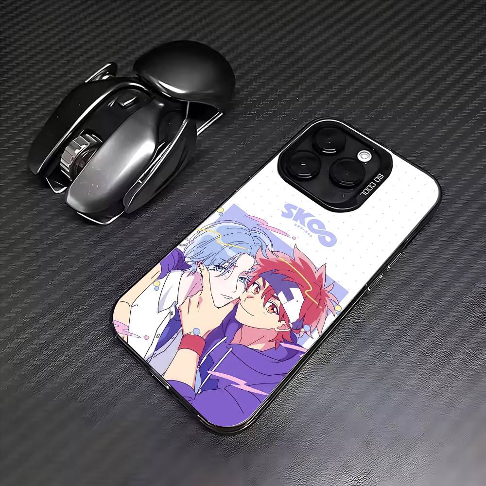 S-SK8 ANime the InfinityS  Phone Case For iPhone17,16,15,14,13,12,11 Plus,Pro Max Colored Silver Plated Inside Cover