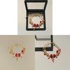 Christmas Beaded Bracelet For Women With Festive Charms Holiday Jewelry Gift