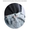 Adjustable Waist Jeans Waist Tightener Five Petal Flower No-Sew Removable Jean Button Imitation Pearl Clothing Waist Adjuster