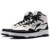 Li Ning Mountain Origin 2.0 Slip Resistant Abrasion Resistant High top Skateboard Shoes Women's Black White AGCT346-1