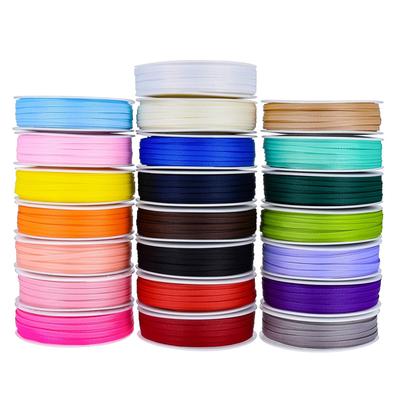 3Mm Double-sided Threaded Ribbon Handmade DIY Hair Accessories Bow Underwear Accessories Webbing Packaging Ribbed Ribbon 22 Colors