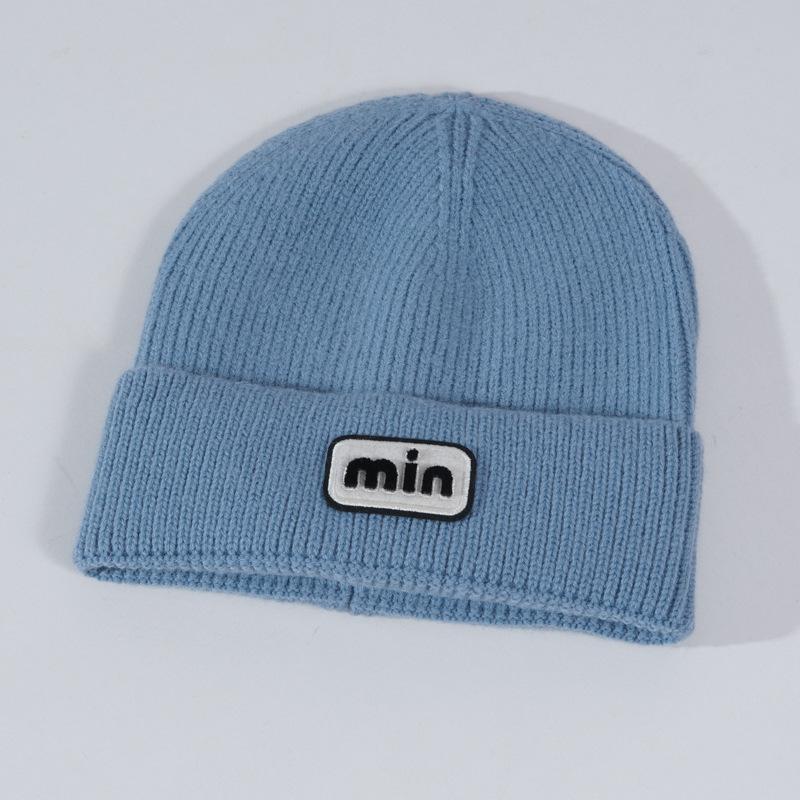 Hat for Women In Winter Warm Knitted Hat Korean Style Trendy Versatile Student Windproof Wool Hat Men