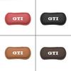 SLZPW1 Car Interior Leg Cushion Knee Pad Leather Soft Mats Accessories For VW Atlas Jetta Touareg Variant Golf Polo GTI Taos Nivus CC