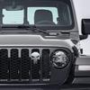 Car Badges Skull Emblem Metal Stickers Body Decals Grille Decor For Jeep Gladiator Patriot Liberty Grand Cherokee Wrangler ALX1
