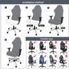 4pcs/set Jacquard Gaming Chair Cover Universal Elastic Office Computer Chair Cover Racing Game Chair Cover with Armrest Cover
