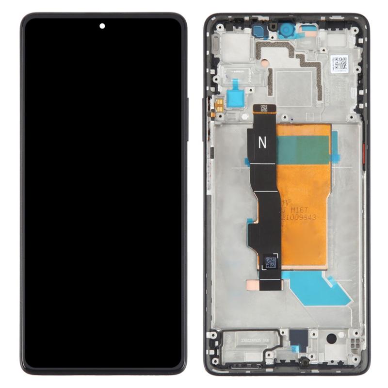 For Xiaomi Poco F5 5G/Redmi Note 12 Turbo OEM Grade S AMOLED Screen and Digitizer Assembly+Frame (Without Logo)