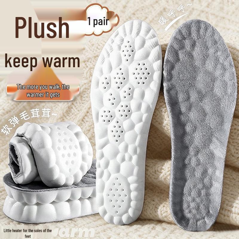 Men's Thick Sports Insole: Soft, Sweat-Absorbing, Odor-Resistant for Summer Comfort.