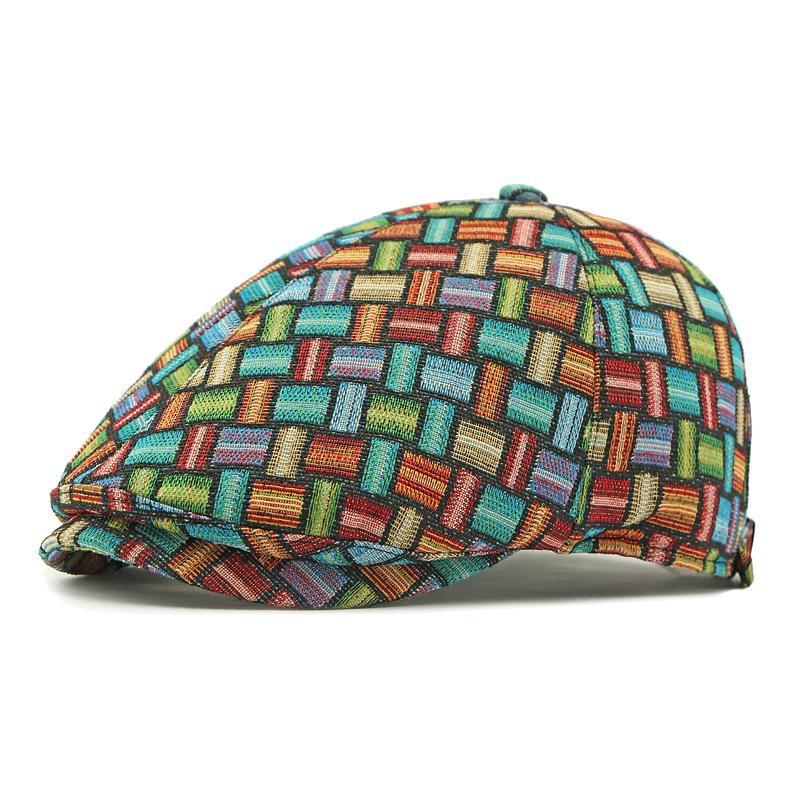 Women's Six-Piece Beret British Vintage Newsboy Cap Paintsman's Hat Men's Progressive Hat