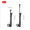 High Pressure Shock Pumps for Front Fork Rear Suspension 300PSI Air Pumps with Gauge Small Pumps Inflator for Road Bike
