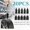 10/20/30PCS Tire Puncture Repair Nails for Car Motorcycle Scooter Bike Vacuum Tyre Repairing Rubber Metal Nail Set