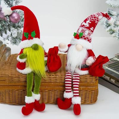 Table Ornaments Christmas Faceless Dwarf Handmade Cartoon Gnomes Old Man Ornament Unique Cute Dwarf Toys Party Props