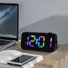 Digital Alarm Clock Dual Timezone Bedroom Applicable Digital Wake-Up Display for Easy Reading Modern Design
