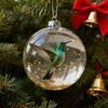 Collectible Bird Glass Ornaments Nature Faux Crystal Ornament Handmade 3D Warmth And Meaning Set Clear Plastic Christmas Ball Holiday Decor Loved One