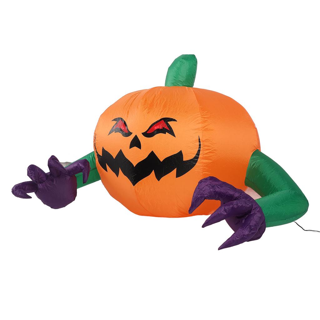 Inflatable Cute Pumpkin Ghost Blow Up Yard Outdoor Decoration Indoor Party Garden Lawn Decor Purple