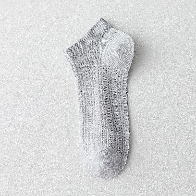 Spring and summer lightweight pure cotton children's mesh net breathable socks
