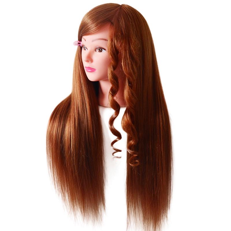 Professional Manequin Head Human Hair Barber Practice Hairstyle Hairdresser Doll