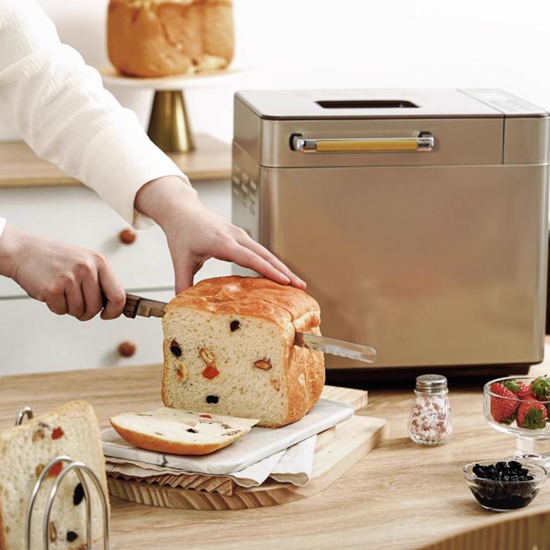Macchina del pane 220V per la casa, completamente automatica, piccola macchina per torte, macchina multifunzionale per la colazione