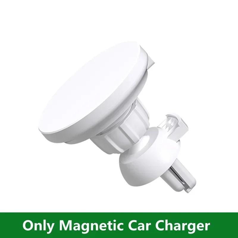 Magnetic Car Mobile Phone Holder Stand Wireless Charger For iPhone 15 14 13 12 Pro Max Mini Air Vent Fast Car Charging Stand